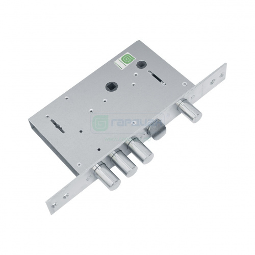 Замок врезной сувальдный с задвижкой и защёлкой Гардиан ЗВ 30.12, 4 кл.длинный кл.59мм/123:138/