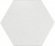 Керамогранит Equipe Hexatile Blanco Mate напольная 17,5х20 Керамогранит Equipe Hexatile Blanco Mate напольная 17,5х20