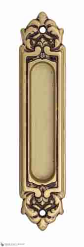 Ручка для раздвижной двери Venezia U122 DECOR французское золото + коричневый (1шт.)