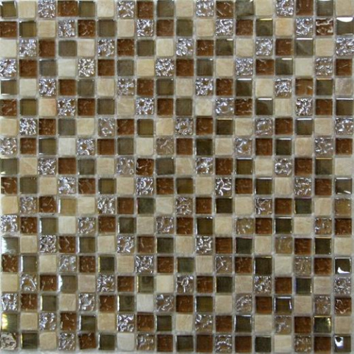 Мозаика Bonaparte стекло с камнем Glass Stone 1 8х15х15 30х30