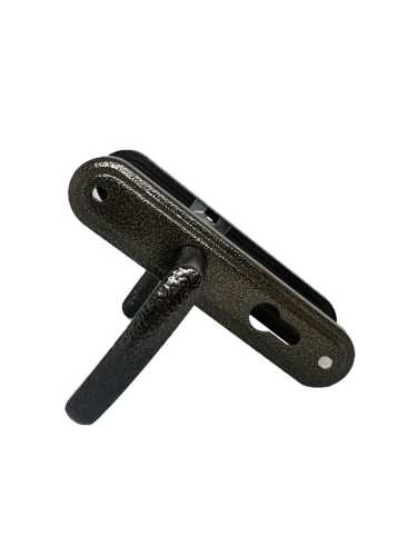 Ручка дверная Absolyute (Абсолют) на планке РФ1-55.08 (бронза)