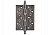 Петля дверная универсальная латунная Archie Genesis127х89.5х4 мм A030-G 4272 BL.Silver