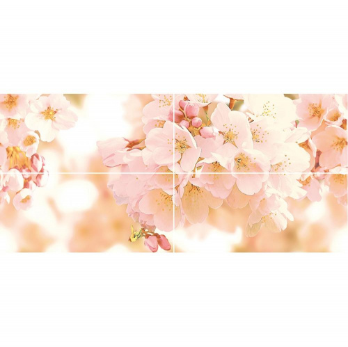 Плитка керамическая Cersanit Sunrise Cherry CW2H454DT панно 40х88