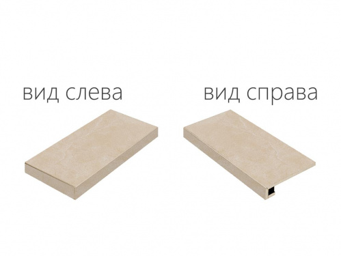 Ступень угловая левая Italon Materia Magnesio Scalino Angolare Sinistro 620070000810 120х33