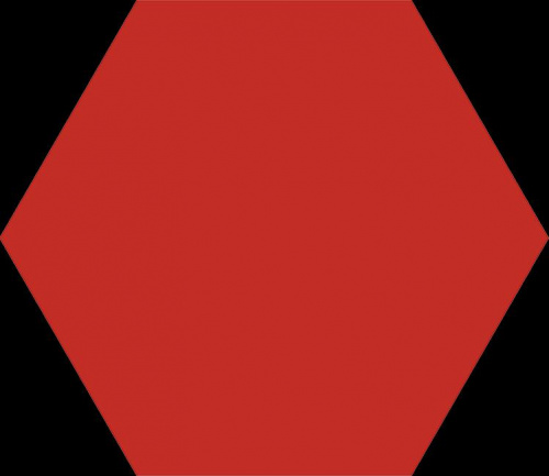 Керамогранит Codicer Basic HEX.25 Red напольная 25х22