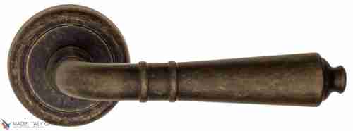 Дверная ручка на круглом основании Fratelli Cattini "TOSCANA" D1-BA античная бронза