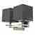 Бра Lumina Deco Flianelo LDW 1248-2 BK
