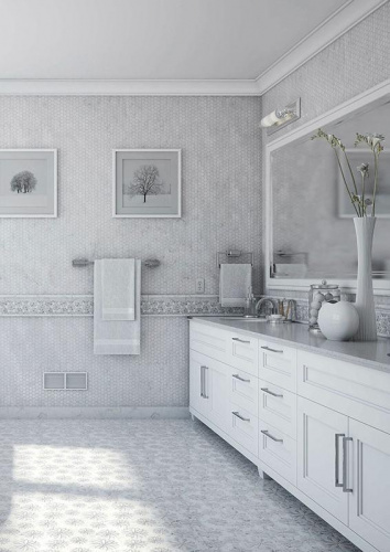 Мозаика Skalini Fiore FIO-2 чип Irregular х10 30х30