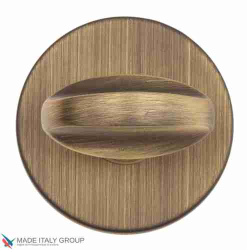 Фиксатор поворотный на круглом основании Fratelli Cattini WC 7FS-BY матовая бронза