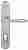 Ручка дверная Extreza VERONIKA (Вероника) 325 на планке PL05 CYL матовый хром F05