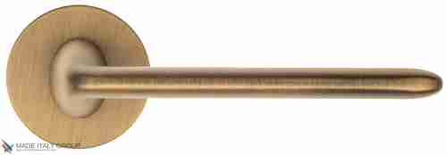 Дверная ручка на круглом основании Fratelli Cattini "FEO" 7FS-BY матовая бронза