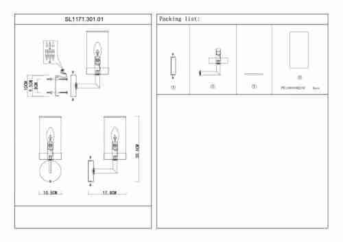 Бра ST Luce Masine SL1171.301.01