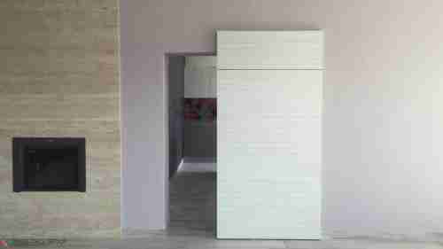 Раздвижная система невидимая Fratelli Cattini GHOST 6212/40 до 1150 мм шириной с доводчиками