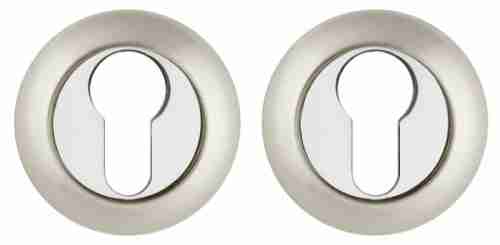 Накладка под цилиндр ET JR SN/CP-3 матовый никель/хром