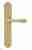 Дверная ручка Venezia "VIGNOLE" на планке PL02 полированная латунь