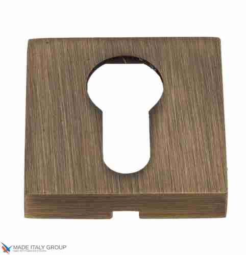 Накладка под цилиндр на квадратном основании Fratelli Cattini CYL 8-BY матовая бронза 2 шт.