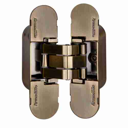 Комплект 2 шт. - Петля Armadillo (Армадилло) скрытой установки с 3D-регулировкой 9540UN3D AB Бронза