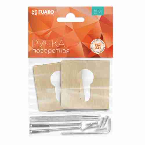 Накладка под цилиндр ET.K.DM51 (ET DM) SSG-39 сатинированное золото