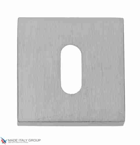 Накладка дверная квадратная под ключ буратино Venezia Unique KEY-20 матовый хром 2 шт.