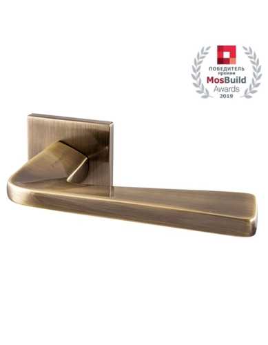 Комплект: Ручки Armadillo TORSO USS AB-7+Завертка+Магнитный замок и Петли Fuaro/бронза