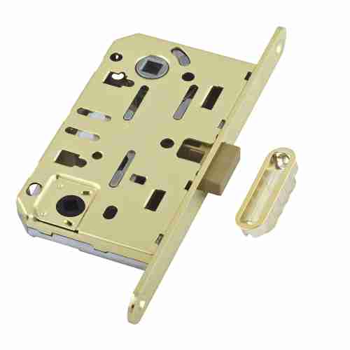 B06102.50.03.640 AGB (АГБ) Защелка врезная WC (лат.) MEDIANA POLARIS с отв. планкой (скин)