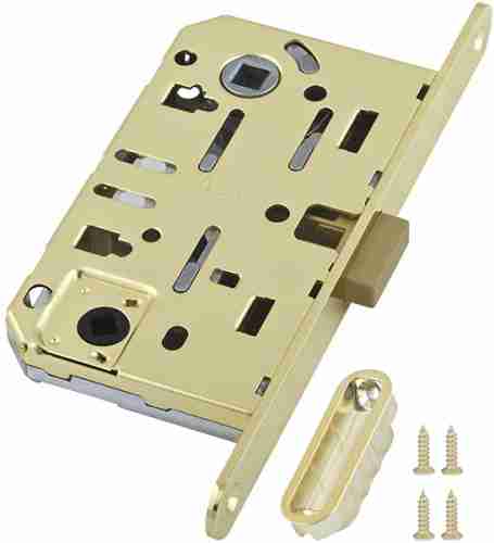 Замок дверной межкомнатный WC AGB (АГБ) B06102.50.03.567 латунь магнитный с отв пл B2402.05.03