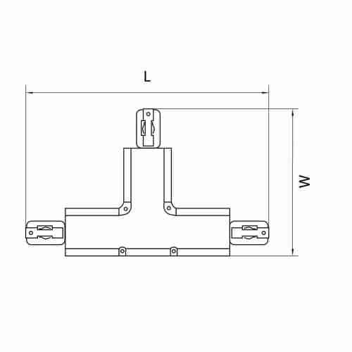 Коннектор T-образный Lightstar Barra 504136