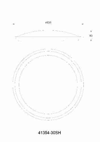 Потолочный светодиодный светильник Globo Carry 41354-30SH