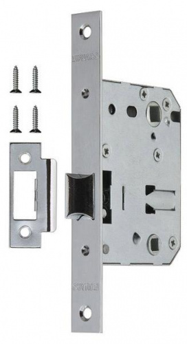 Замок двериой межкомнатный сантехнический Fuaro WC F72-50 CP хром