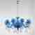 Подвесная люстра Lucia Tucci Ashanti 1250.10 Blu