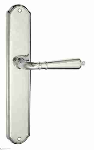 Дверная ручка Venezia "VIGNOLE" на планке PL02 полированный хром