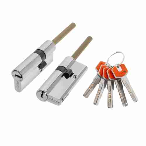 Цилиндровый механизм D-PROTERM507/80 Fuaro (Фуаро) mm (45+10+25) термошток 8х65 мм CP, 5 кл.