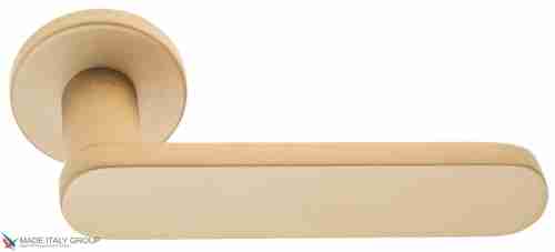 Дверная ручка на круглом основании Fratelli Cattini "PIPPA" 7.7-KD золото крайола