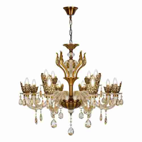 Подвесная люстра iLamp Asia 61078-8+4 BR