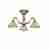 Потолочная люстра Reccagni Angelo PL 6322/3