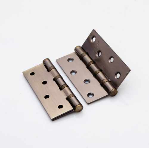 Петля стальная RENZ IN100-4BB FH MAB 100*75*2,5, 4 подшипника, б/колп., бронза античная матовая