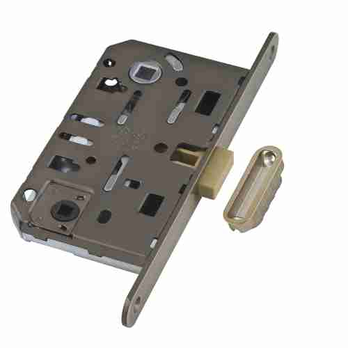 B06102.50.12.640 AGB (АГБ) Защелка врезная WC (ант. бронза) MEDIANA POLARIS с отв. пл. (скин)