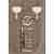 Бра Riperlamp 244N/2 AQ WHITE/CREAM ALABASTER