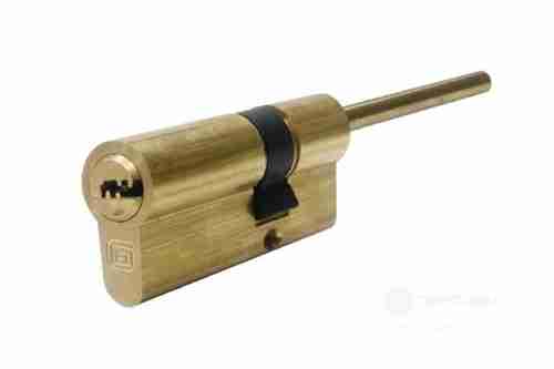Цилиндровый механизм со штоком GB 77 мм (56/21/70SH) G латунь 5 кл. /128:5076/