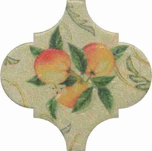 Декор Kerama Marazzi Арабески котто орнамент OP\A168\65000 6,5х6,5