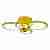Потолочная светодиодная люстра iLedex Ring A001/4 Yellow