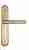 Дверная ручка Venezia "EXA" на планке PL02 полированная латунь