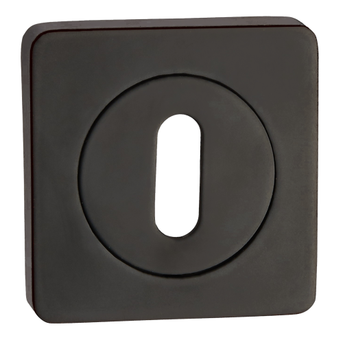 Накладка под сувальдный ключ PUERTO INOB AL 02 MBN матовый черный никель