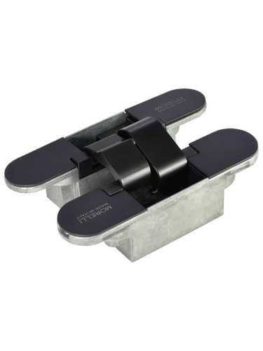 Петля скрытая Morelli HH-18 B врезная с 3D-регулировкой вес полотна до 60 кг, цвет черный