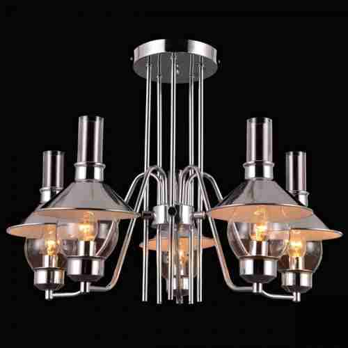 Люстра потолочная Natali Kovaltseva ALABARDA 75055/5C CHROME