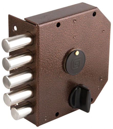 Замок накладной Гардиан ЗВ 20.05 правый (5 кл. ЗК.301-02) ЗД без ответной планки. /123:247/