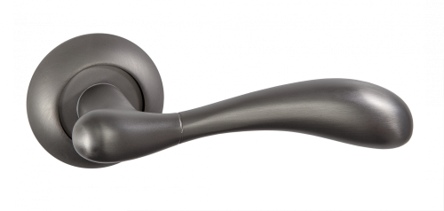 Ручки дверные RENZ INDH 89-08 MBN Розаро матовый черный никель