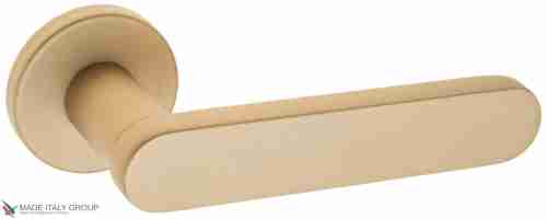 Дверная ручка на круглом основании Fratelli Cattini "PIPPA" 7.7-KD золото крайола