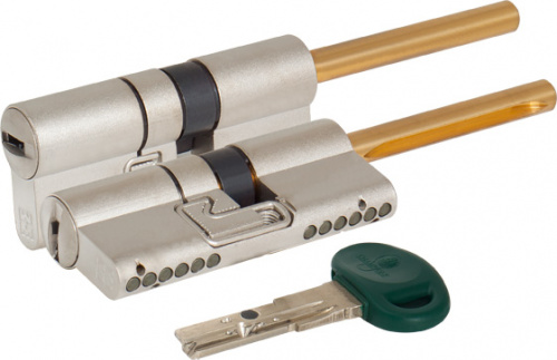 Цилиндровый механизм под вертушку Mottura дл.шток C31P413101C5 (72 мм/36+10+26), мат.никель