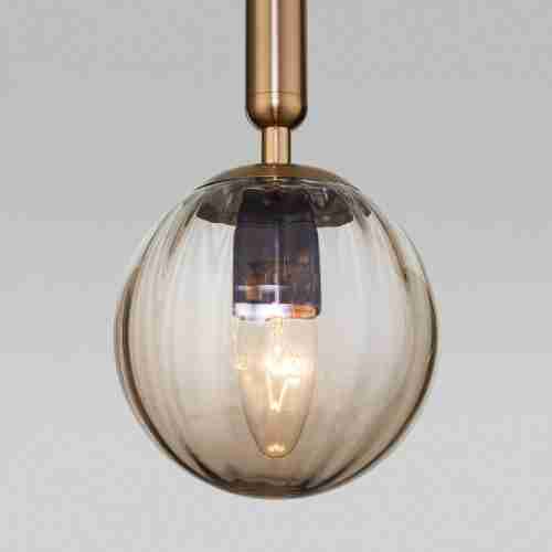 Подвесной светильник Eurosvet Joy 50208/1 янтарный